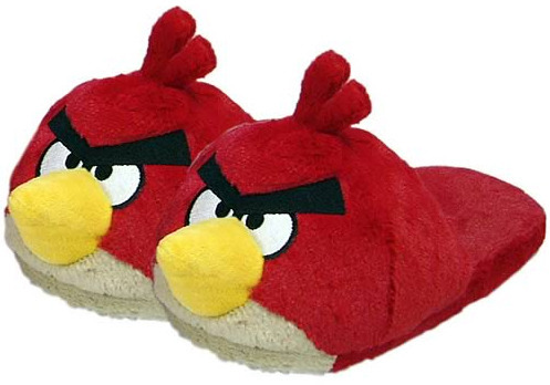 angry birds slippers