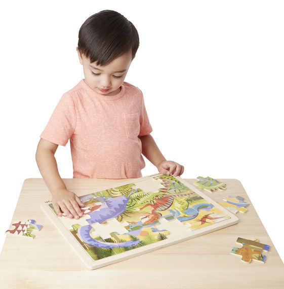 Melissa & Doug: Dinosaur Wooden Jigsaw 24pc