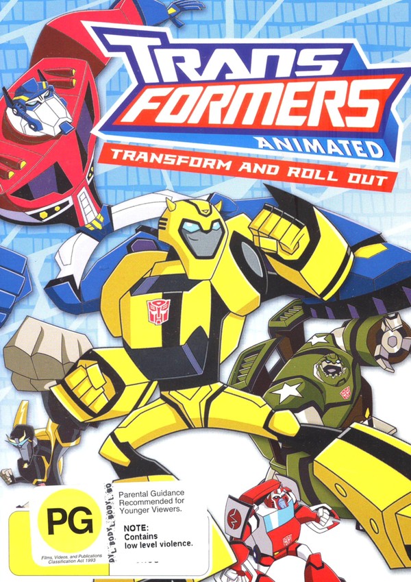 Transformers Animated Movie Transform And Roll Out DVD Buy Now