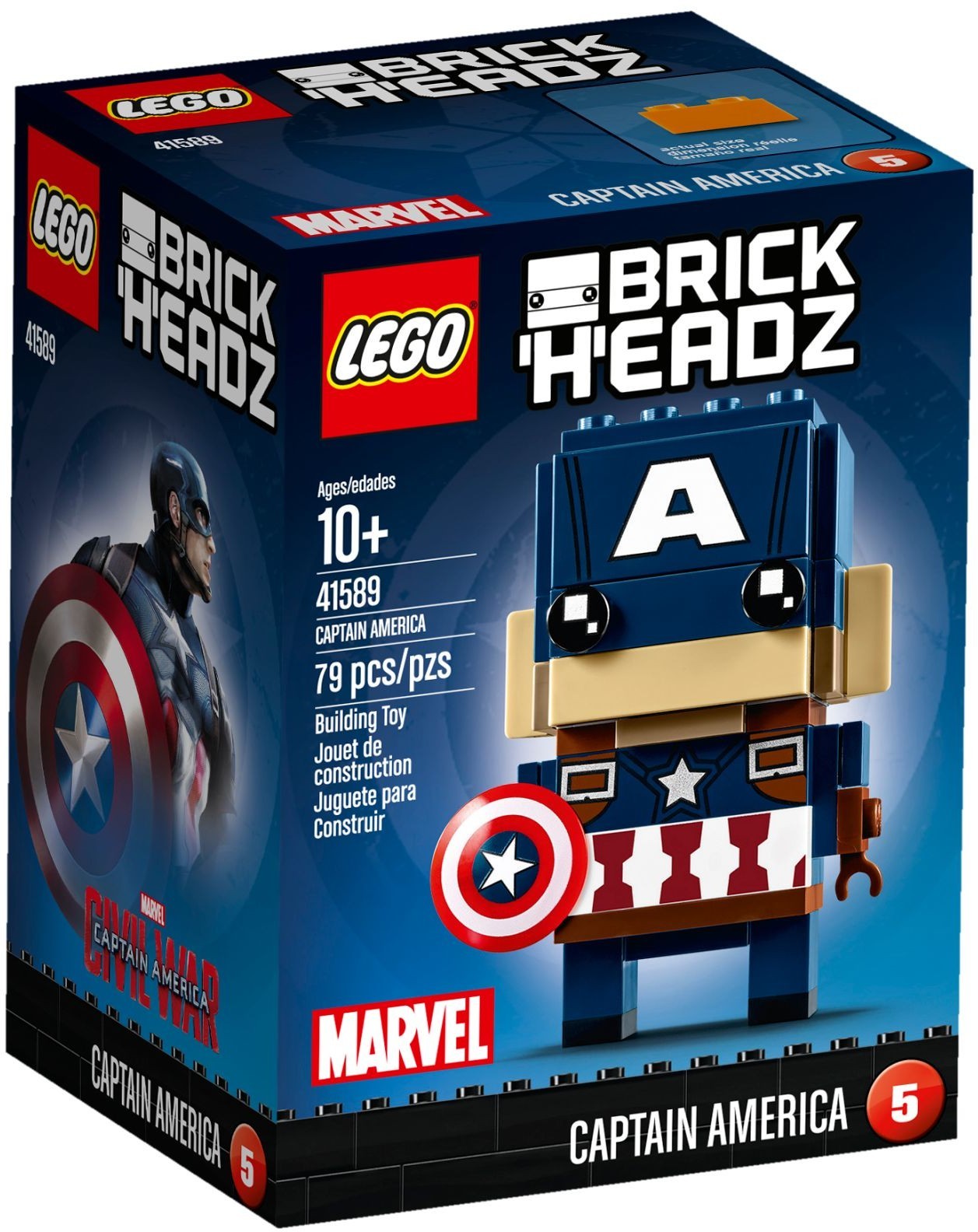 LEGO Brickheadz - Captain America (41589) image