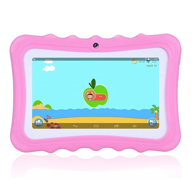 Kids 7-Inch Android Tablet with Protective Case - Pink image