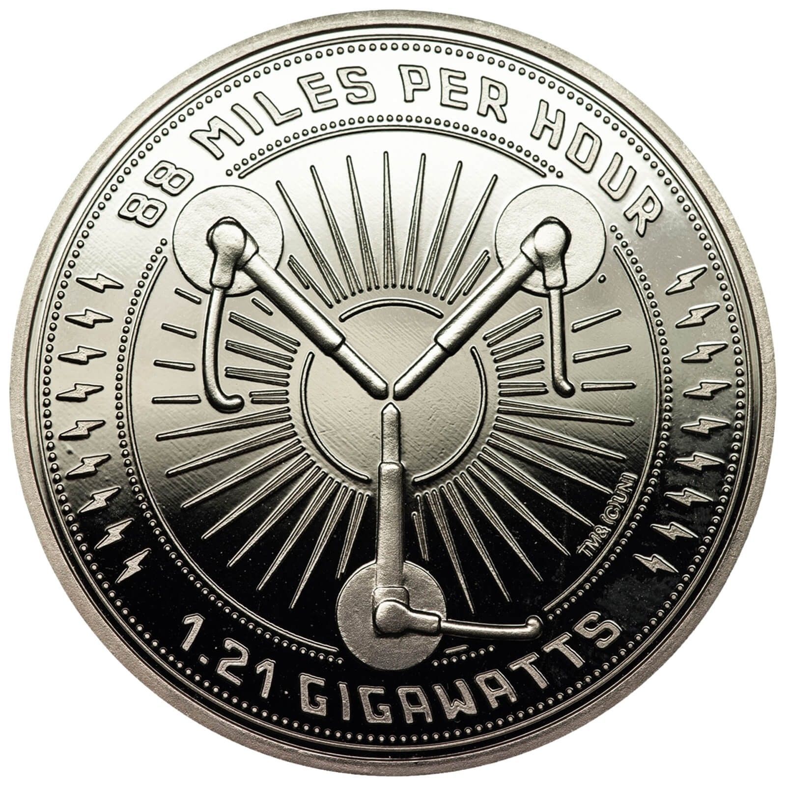 Back to the Future: Collectible Coin - Clock Tower (Silver Edition) image
