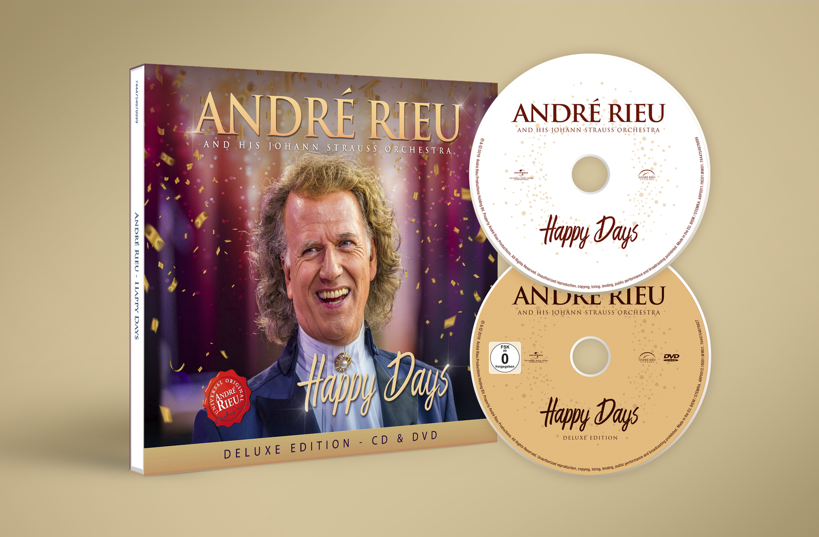 Happy Days Deluxe Edition on CD by André Rieu