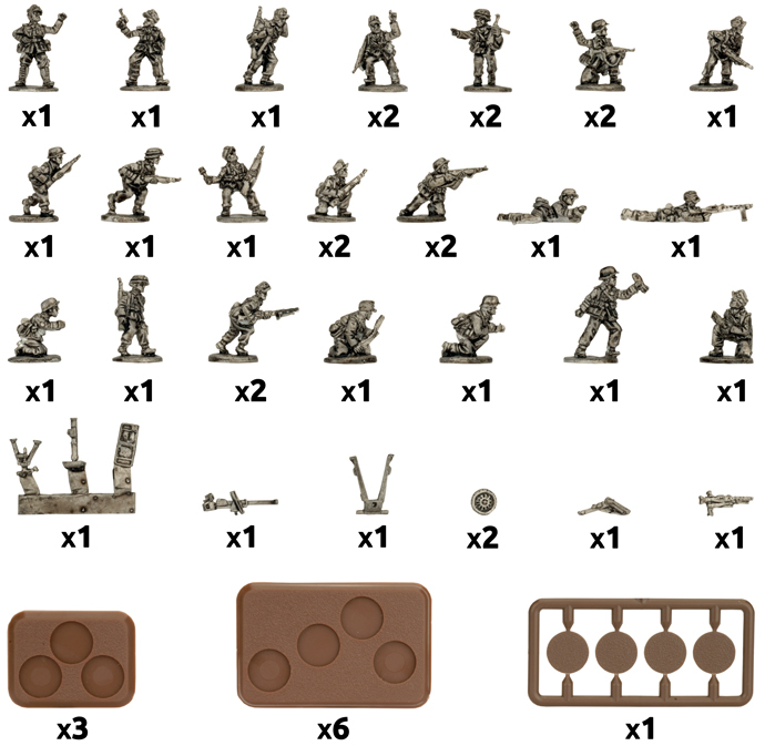 Flames of War: Afrika Korps - Rifle Platoon (25pc) image
