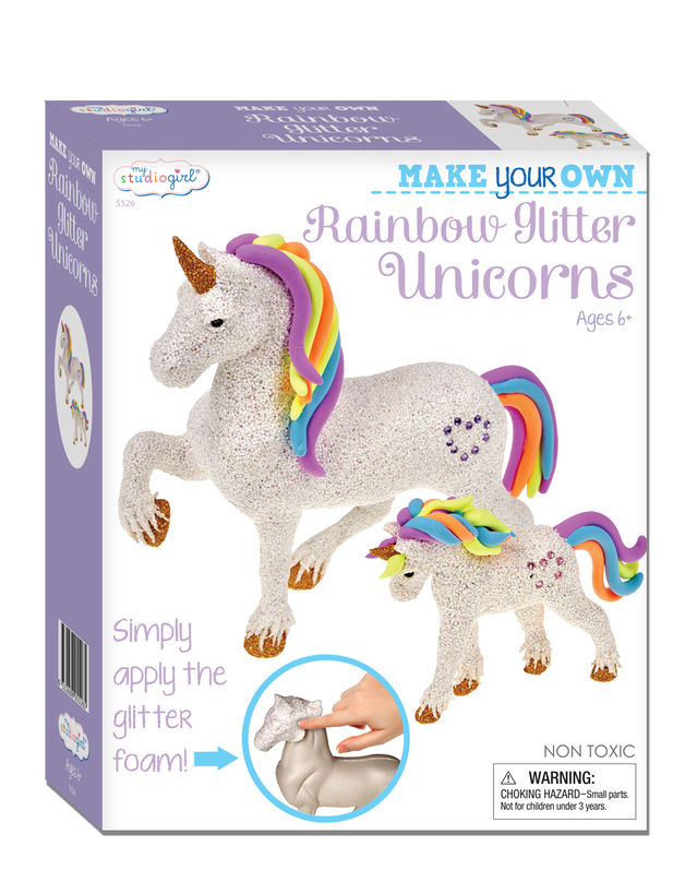 Buy My Studio Girl Make Your Own Rainbow Glitter Unicorns Kit at