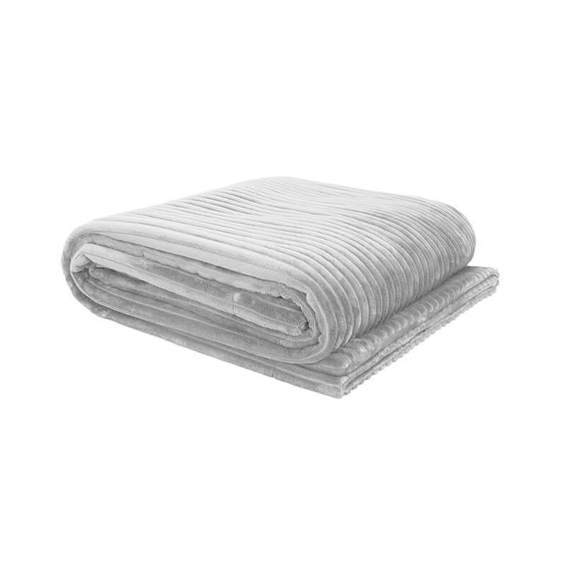 Bambury Silver Channel Ultraplush Throw (130 x 150cm) image