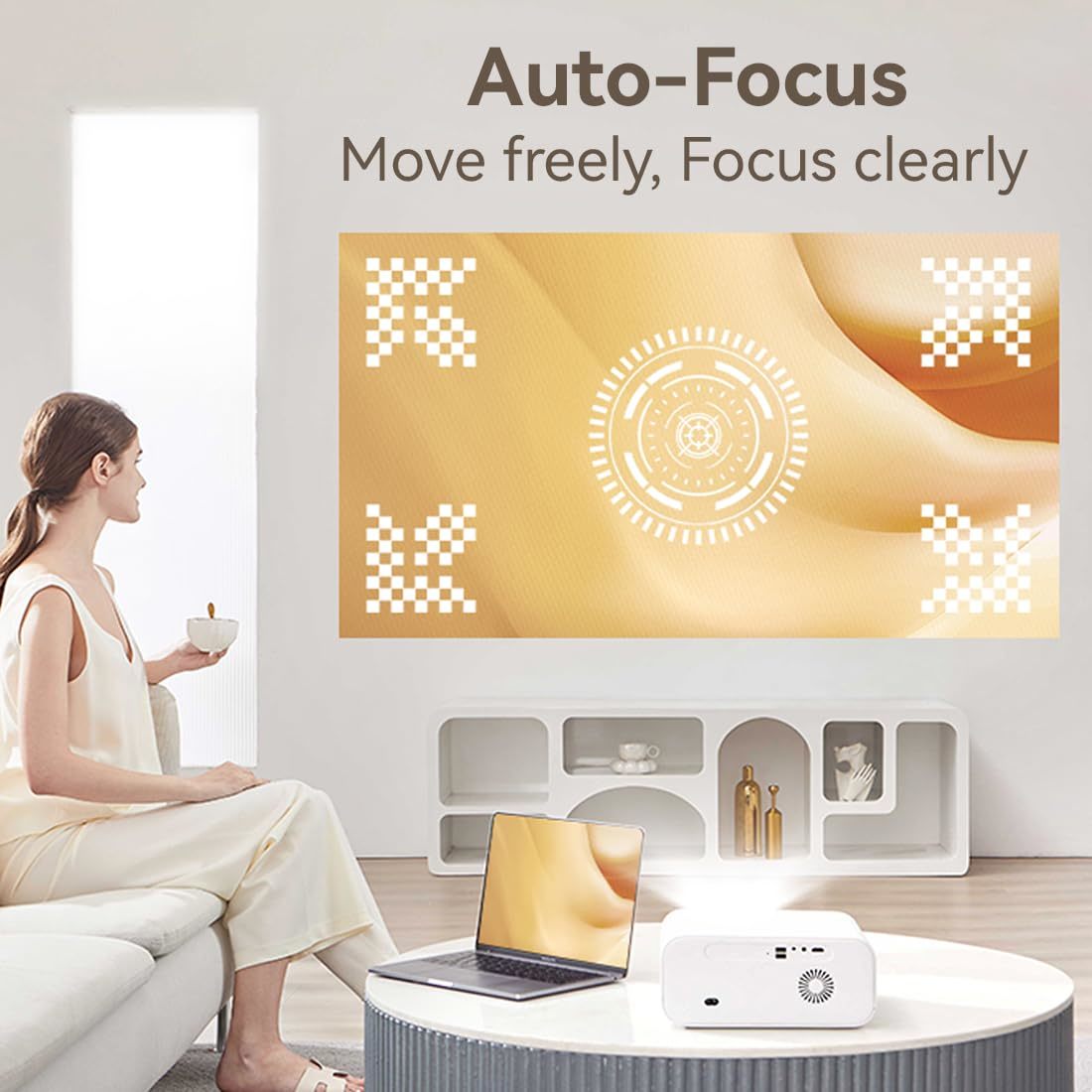 Wanbo X5 Projector AutoFocus 1080p White at Mighty Ape NZ