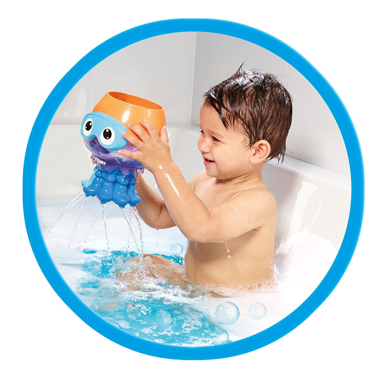 Tomy Toomies: Spin & Splash Jellyfish - Bath Toy image