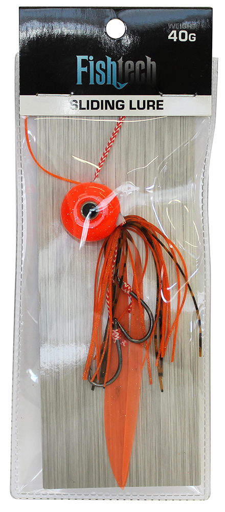 Fishtech 40g Slippery Slider Lure - Orange image