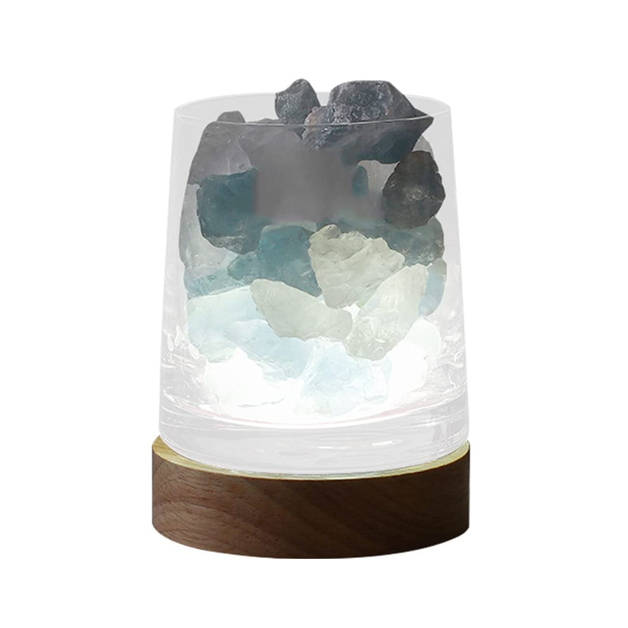 USB Luminous Crystal Aromatherapy Night Light Blue at Mighty Ape NZ