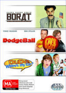 Dude, Where's My Car? / DodgeBall / Borat on DVD image