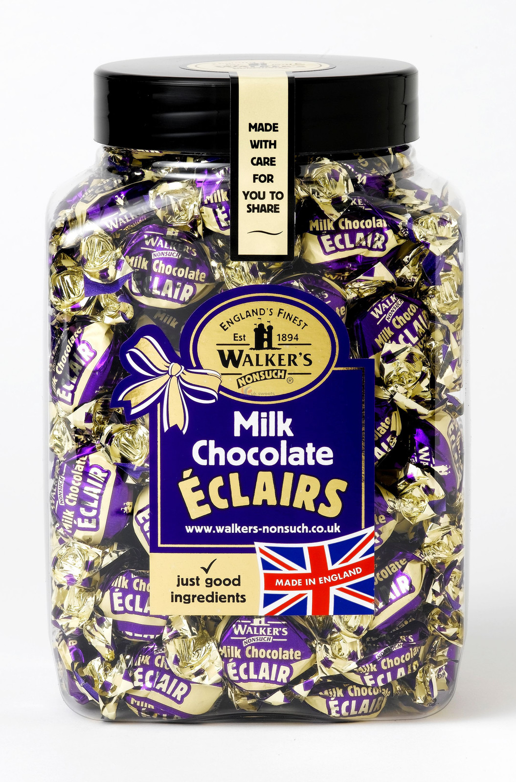 Walkers Nonsuch Milk Choc Eclairs Jar 1.25kg at Mighty Ape NZ