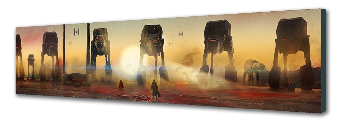 Crait Showdown by Rich Davies - Lithograph Art Print image