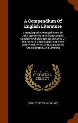 A Compendium of English Literature by Charles Dexter Cleveland image