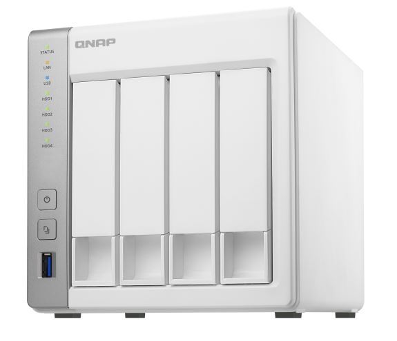 QNAP TS-431P NAS, 4BAY (NO DISK), 1GB, AL-212 DUAL CORE, USB 3.0(3), GbE(2), TWR, 2YR