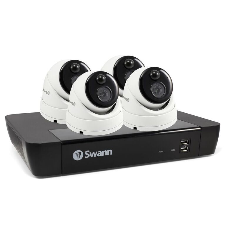Swann True Detect White Dome Cameras w Audio at Mighty Ape NZ