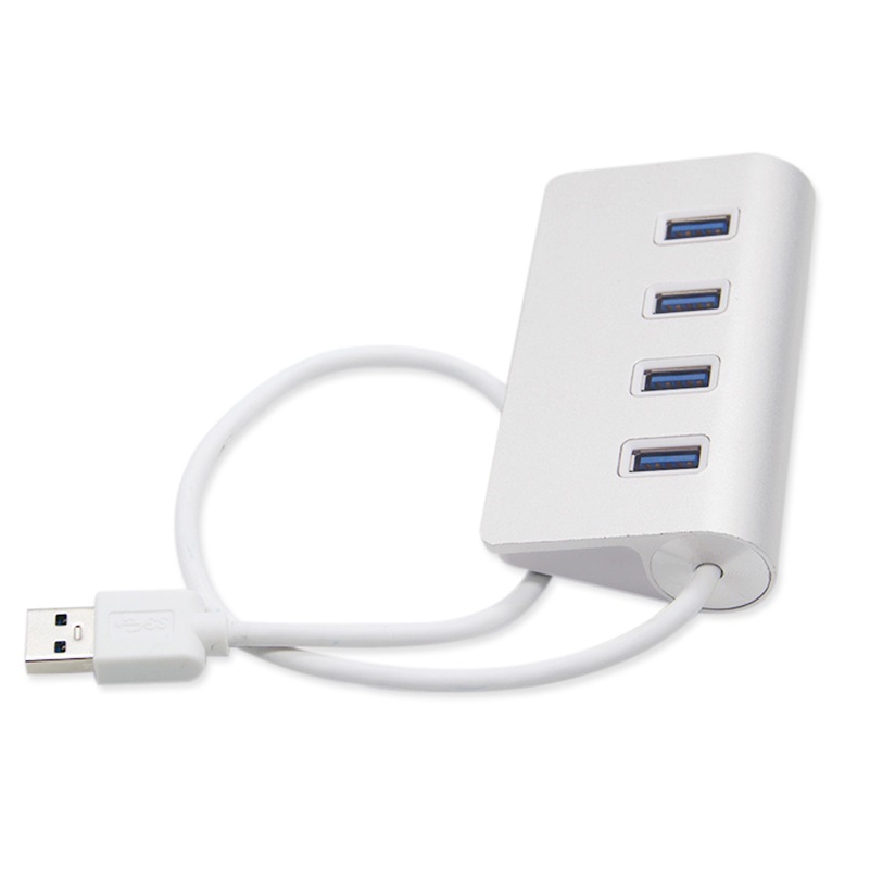 4-Port USB 3.0 Hub - Silver