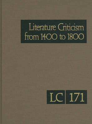 Literature Criticism from 1400 to 1800, Volume 171 image