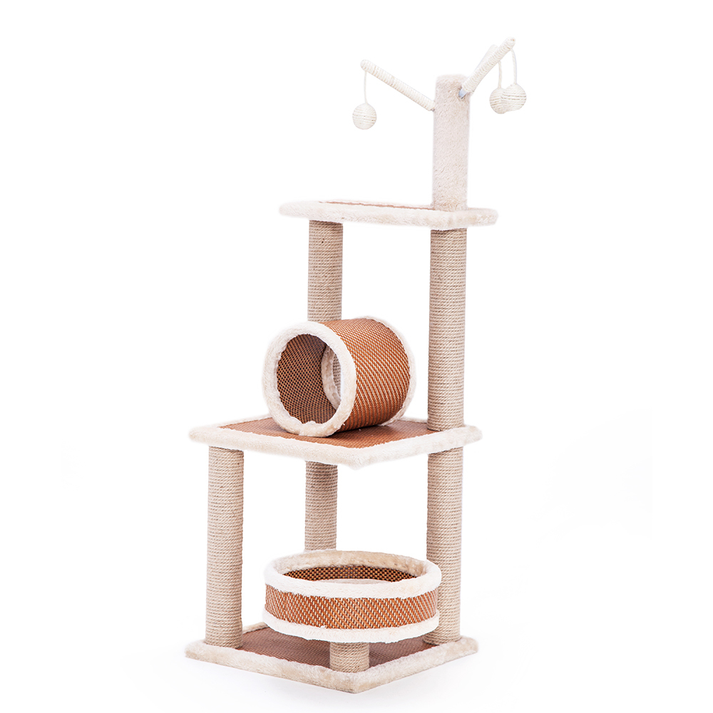 Cat Tree Scratcher (5 Levels) 1.1M With Bed & Barrel image