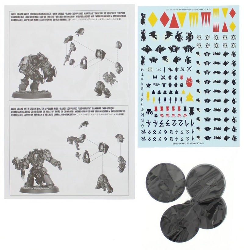 Warhammer 40,000 Space Wolves Wolf Guard Terminators image