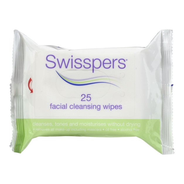 Swisspers Facial Wipes - Scented (25s)