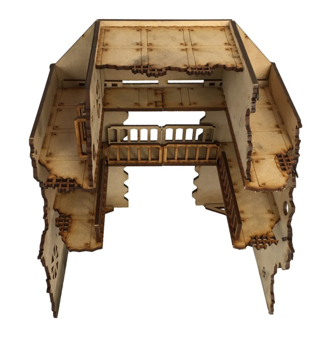 TTCombat: Tabletop Scenics - Gothic Ruined Garage image