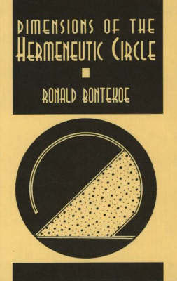 Dimensions Of The Hermeneutic Circle by Ronald Bontekoe image
