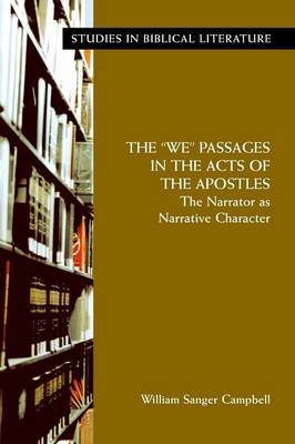 The "We" Passages in the Acts of the Apostles by William Sanger Campbell image