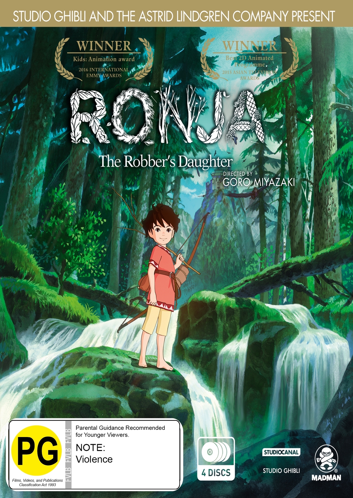 Ronja, The Robber's Daughter on DVD image