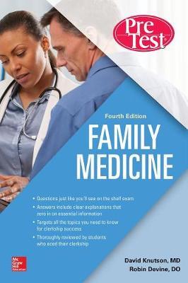 Family Medicine Pretest Self-Assessment and Review, Fourth Edition by Doug Knutson image