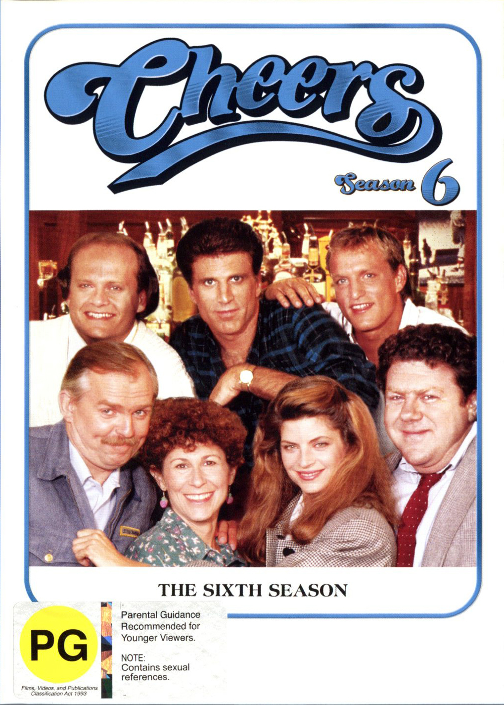 Cheers - Complete Season 6 (4 Disc Set) on DVD image