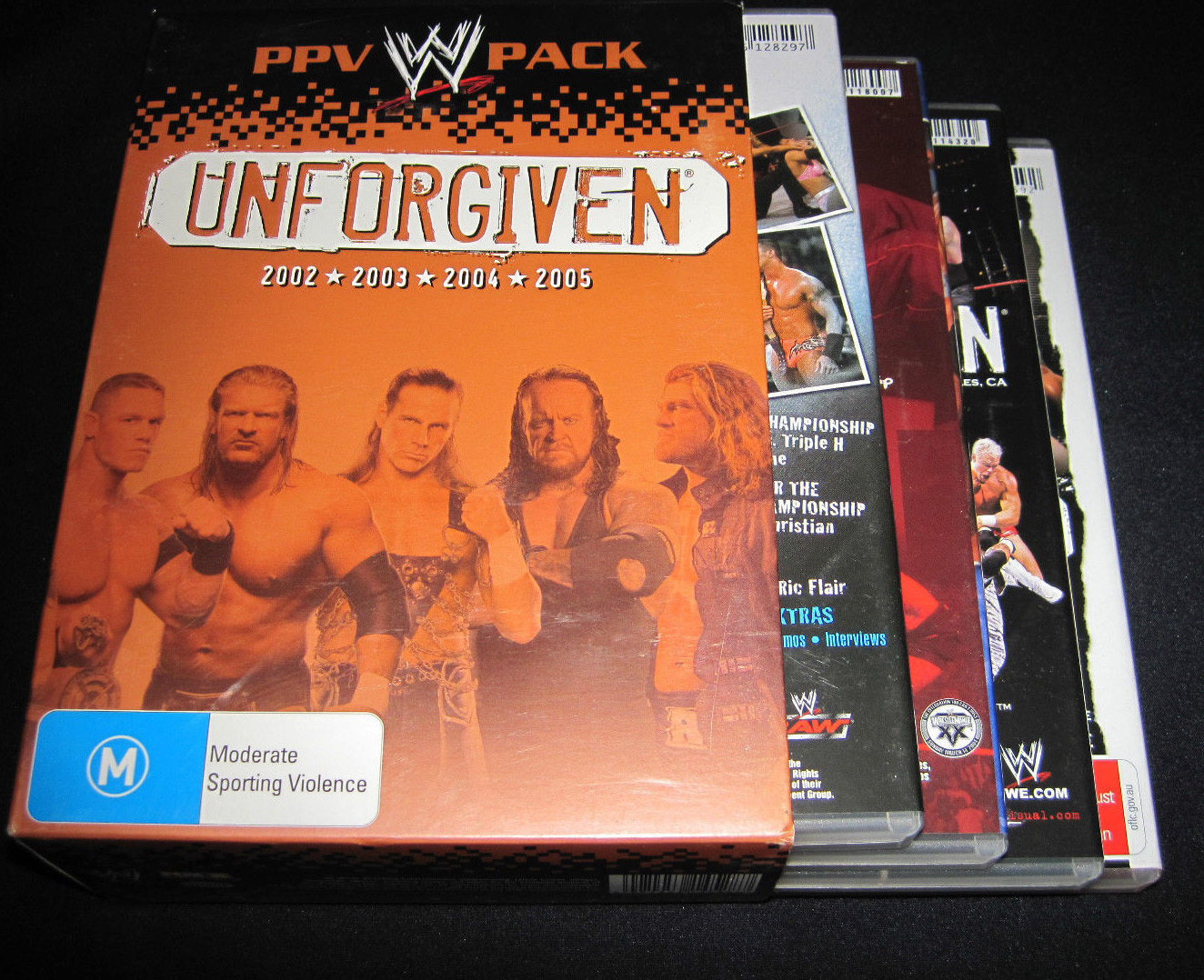 WWE - Unforgiven: PPV Pack (4 Disc Box Set) on DVD image