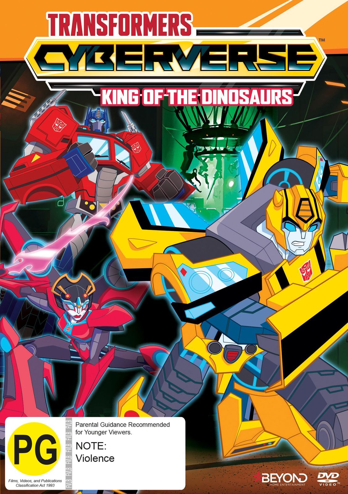 Transformers Cyberverse King of the Dinosaurs DVD Buy Now at