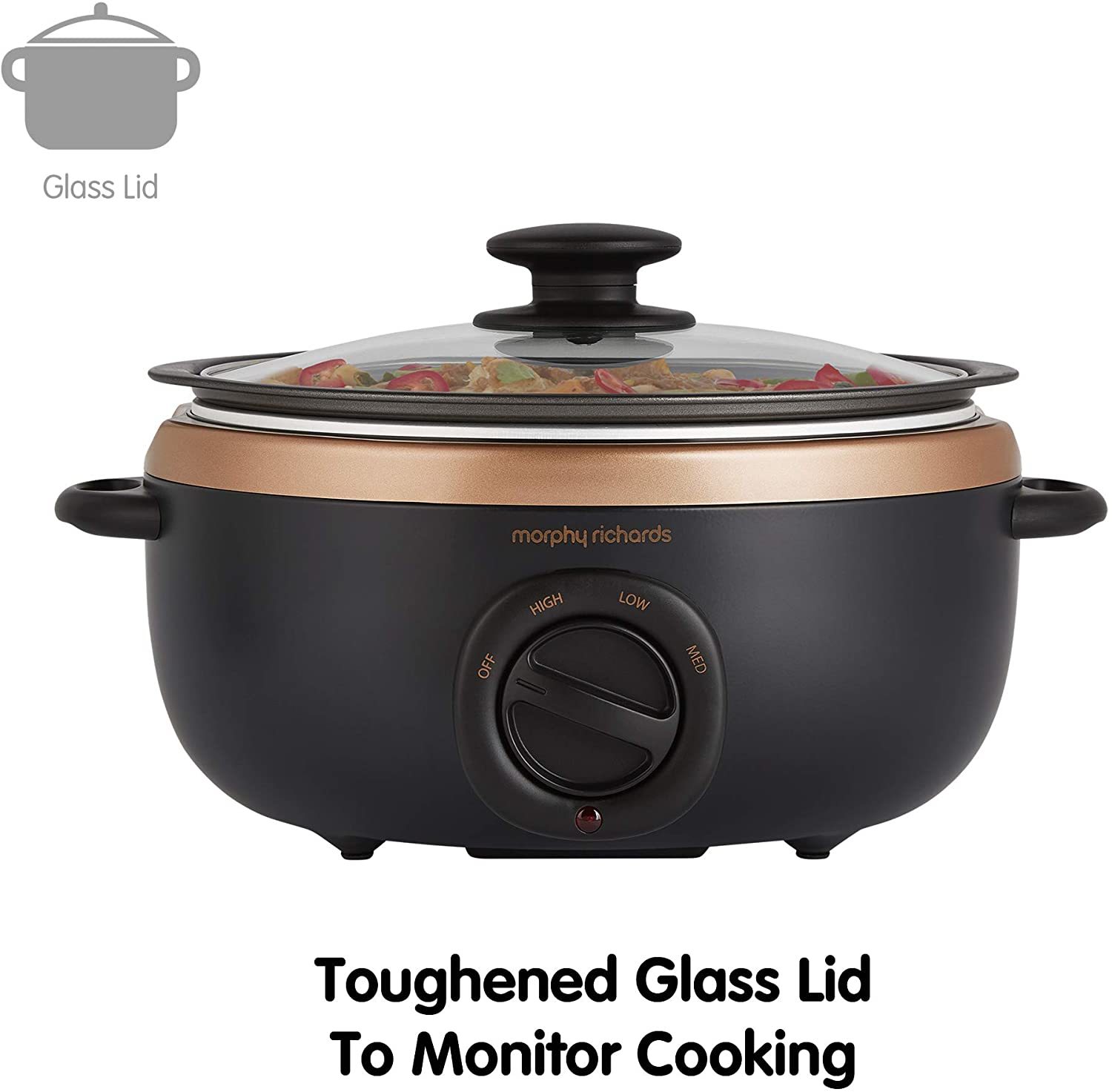 Morphy Richards 6.5L Sear & Stew Slow Cooker Rose Gold at Mighty