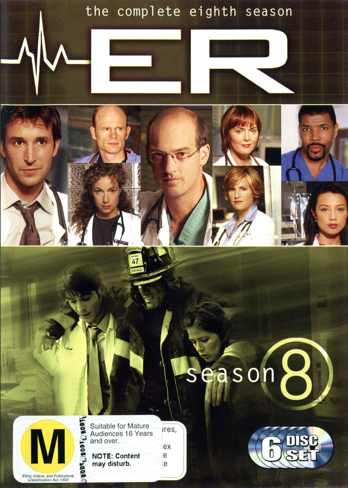 E.R. - The Complete 8th Season (6 Disc Set) on DVD image