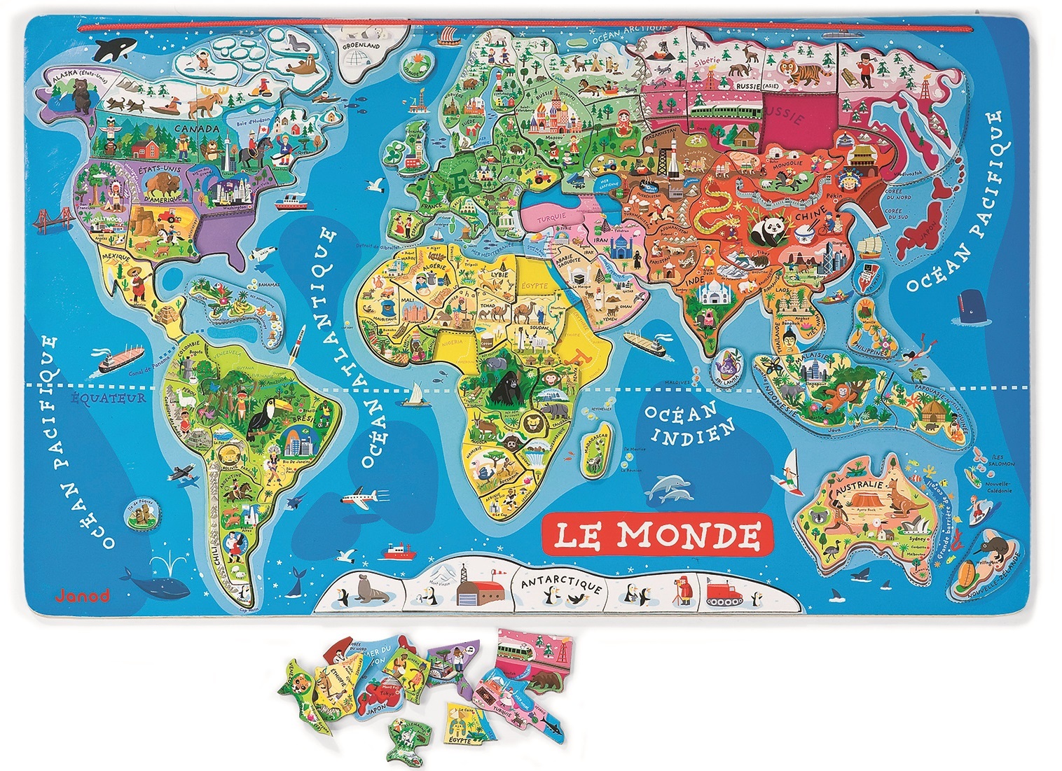 Buy Janod World Map at Mighty Ape NZ