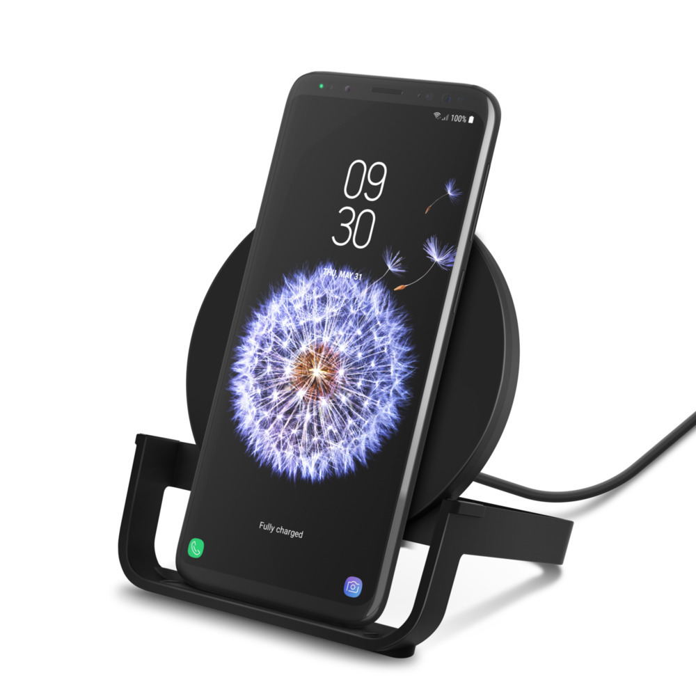 BOOST UP CHARGE Wireless Charging Stand 10W (AC Adapter Not Included) Black image