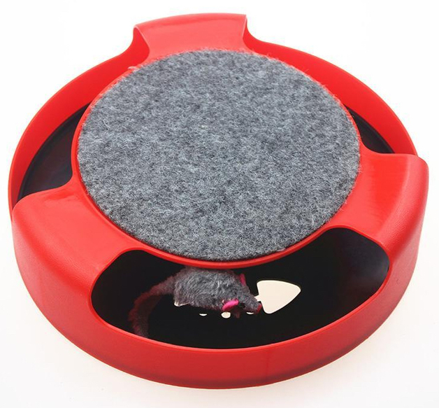 red mouse cat toy