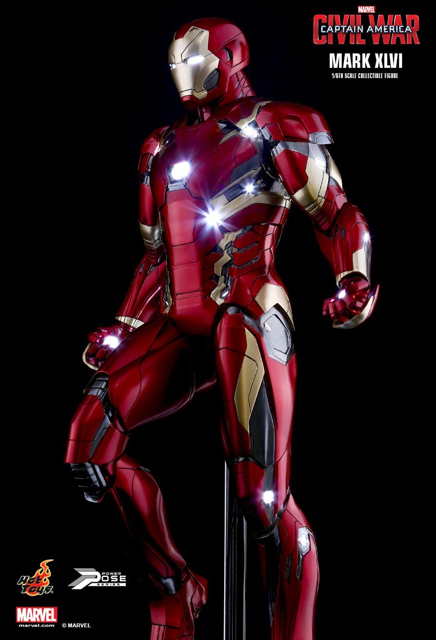 Captain America: Civil War - Iron Man Mark XLVI 1:6 Scale Figure