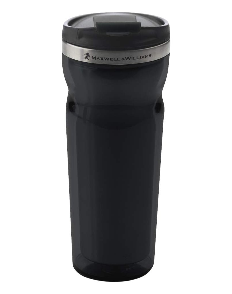 Maxwell & Williams Double Wall Travel Mug (Black) image