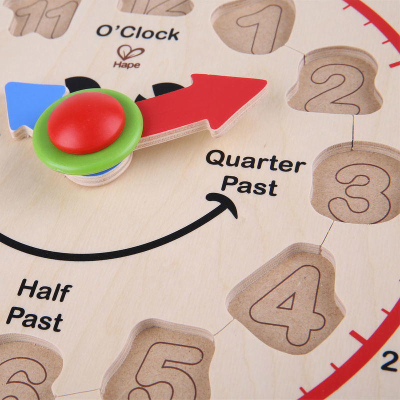 Hape: Happy Hour Wooden Clock