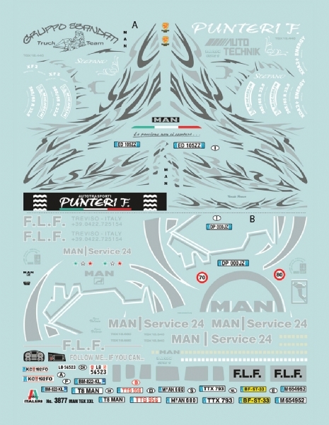 Italeri: 1/24 MAN TGX XXL - Model Kit