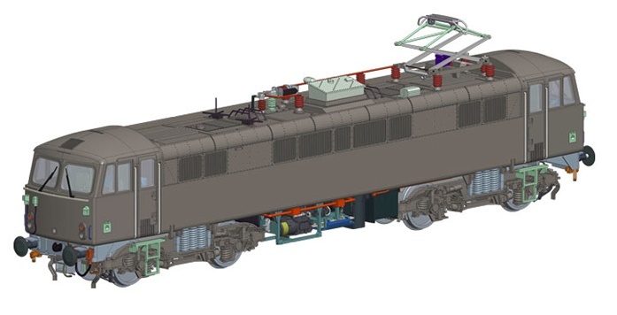 BR Rail Blue - Class 87 87035 image