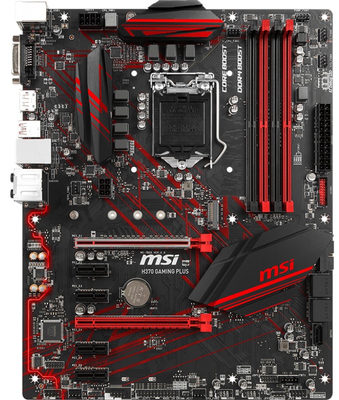 MSI H370 GAMING PLUS ATX Motherboard image