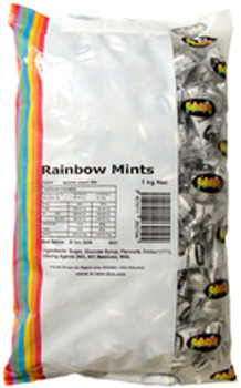 Rainbow Confectionery Rainbow Mints Bulk Bag 1kg image