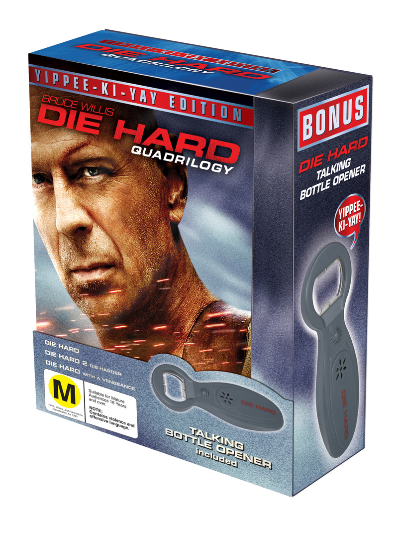 Die Hard Quadrilogy YippeeKiYay Edition (8 Disc Box Set) (Includes