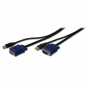 Digitus KVM Cable (VGA M/F/USB A/B) - 1.8m image