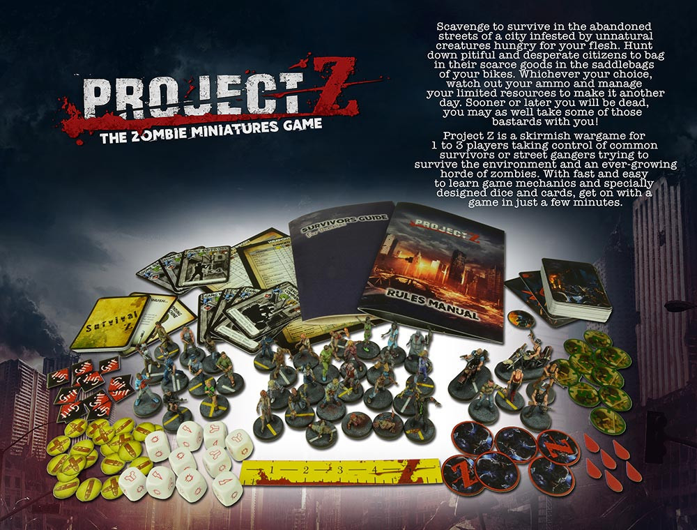 Project Z The Zombie Miniatures Game at Mighty Ape Australia