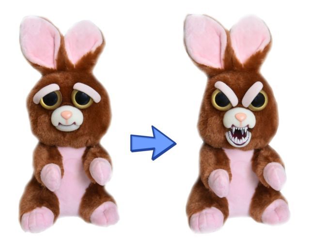 Feisty Pets: Vicky Vicious - Transforming Bunny Plush