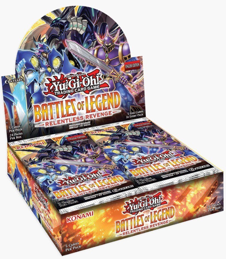 YuGiOh! Battles Of Legend Relentless Revenge Booster Box at Mighty Ape NZ YuGiOh! Battles Of Legend Relentless Revenge Booster Box at Mighty Ape NZ